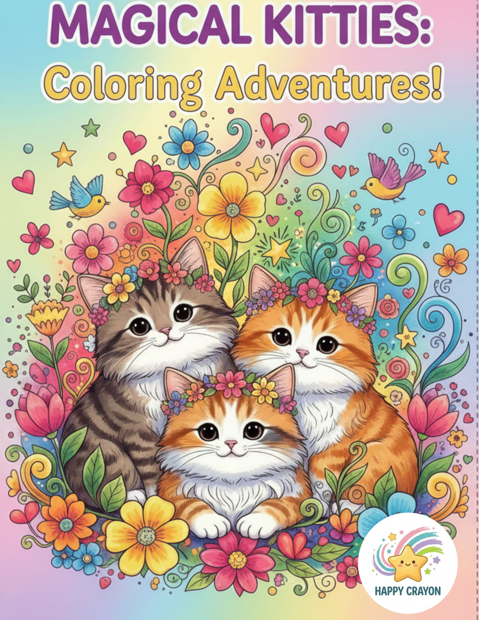 Magical Kitties: Coloring Adventures